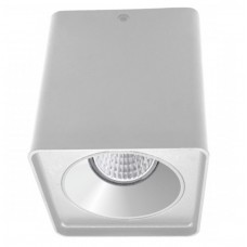 Σποτ Τετράγωνο Οροφής Σταθερό με ντουί GU10 Πλαστικό σε Λευκό 6540